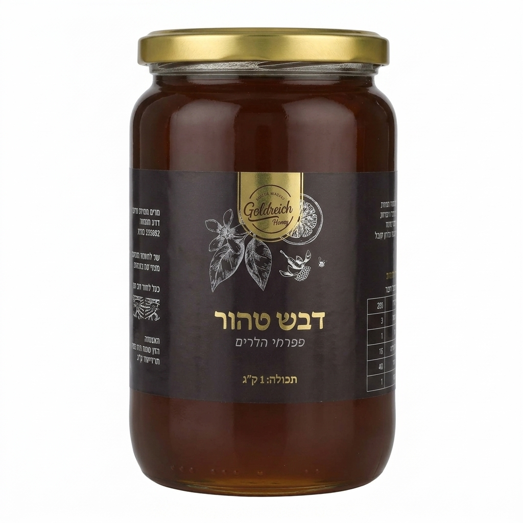 גולדרייך, דבש פרחי הדרים 1 ק"ג
